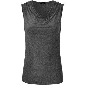 EIMIN Women's Cowl Neck Blouse Tank